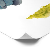 Crow Waterverf Painting Poster (Hoek)