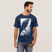 Crow Weirdcore Goblincore Punk Goth Aesthetic Cree T-shirt (Voorkant volledig)