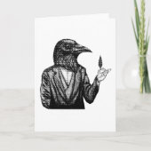 Crow Wenskaart Kaart (Voorkant)