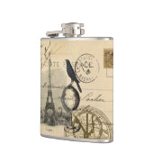Crow Wereldbol Paris Flask Heupfles (Links)