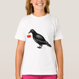 Crow with Berries Tee Shirt