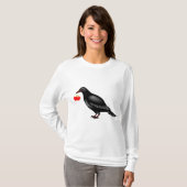 Crow with Berries Tee Shirt (Voorkant volledig)