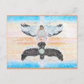 Crow Woman Fairy Briefkaarten (Voorkant)