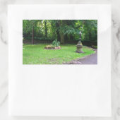 Crow Wood Park, Sowerby Bridge Rechthoekige Sticker (Tas)