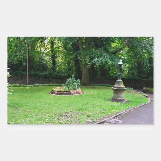Crow Wood Park, Sowerby Bridge Rechthoekige Sticker (Voorkant)