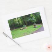 Crow Wood Park, Sowerby Bridge Rechthoekige Sticker (Envelop)