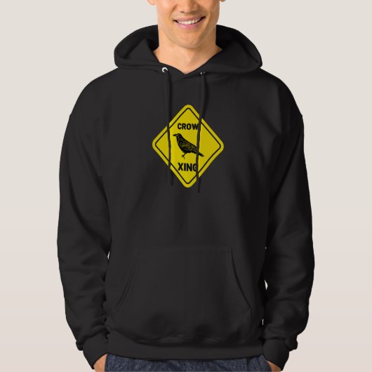 Crow Xing Bird  Hoodie (Voorkant)