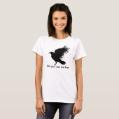 Crow - zwart t-shirt (Voorkant volledig)