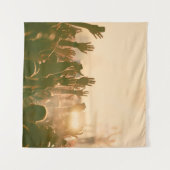 Crowd bij concert - retro-achtige fotoconcert, cro wandkleed (Voorkant (horizontaal))