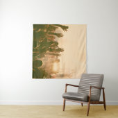 Crowd bij concert - retro-achtige fotoconcert, cro wandkleed (In Situ (horizontaal))