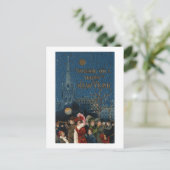 Crowd Blows Horns Briefkaart (Staand voorkant)