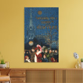 Crowd Blows Horns Canvas Afdruk (Insitu (Woonkamer))