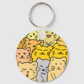 Crowd cat sleutelhanger (Voorkant)