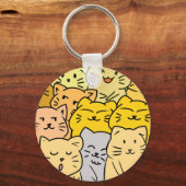 Crowd cat sleutelhanger (Voorkant)