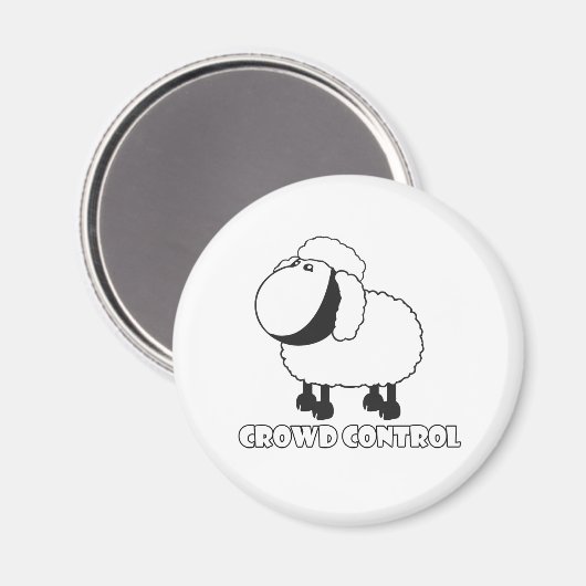 crowd control magneet (Voorkant / Achterkant)