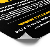 Crowd design, buurtwacht Community Advertentie Poster (Hoek)