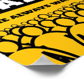 Crowd design, buurtwacht Community Warning Poster (Hoek)