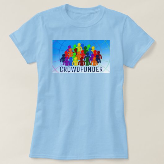 Crowd Design, Crowdfunder, Crowdfunding T-shirt (Design voorkant)