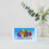 Crowd Design, Crowdfunder, Crowdfunding Visitekaartje (Staand voorkant)