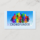 Crowd Design, Crowdfunder, Crowdfunding Visitekaartje (Voorkant)