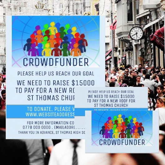 Crowd Design, Crowdfunder, Crowdfunding Visitekaartje