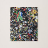 Crowd neergeschoten op een voetbalwedstrijd met Zu Legpuzzel (Verticaal)