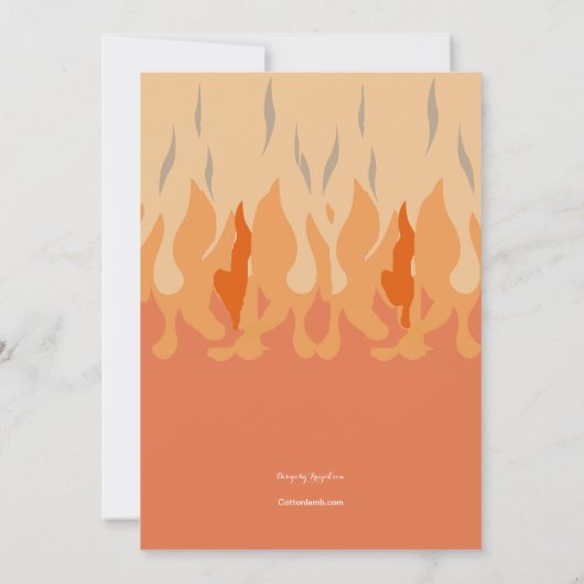 Crowd Pleaser Barbecue Uitnodiging (Achterkant)