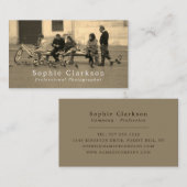 Crowd Portret, Fotograaf, Fotografie Visitekaartje (Voorkant / Achterkant)