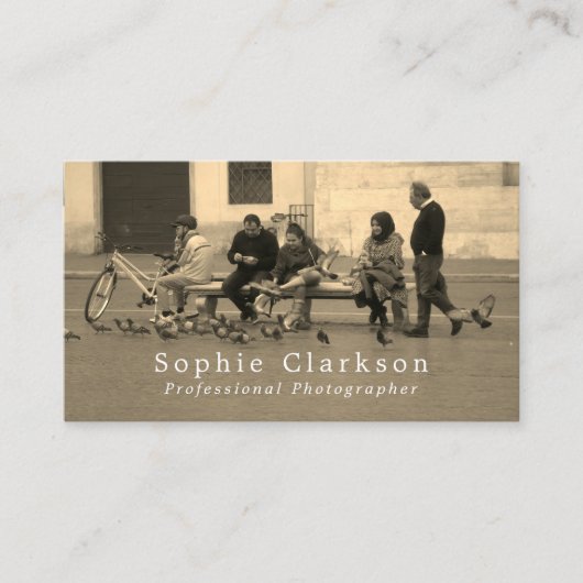 Crowd Portret, Fotograaf, Fotografie Visitekaartje (Voorkant)