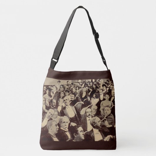 Crowd Scene 1920 Crossbody Tas (Achterkant)