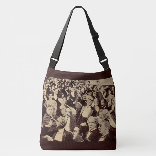 Crowd Scene 1920 Crossbody Tas (Voorkant)