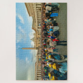 Crowd voor St. Peter Basilica, Rome, Italië Legpuzzel (Verticaal)