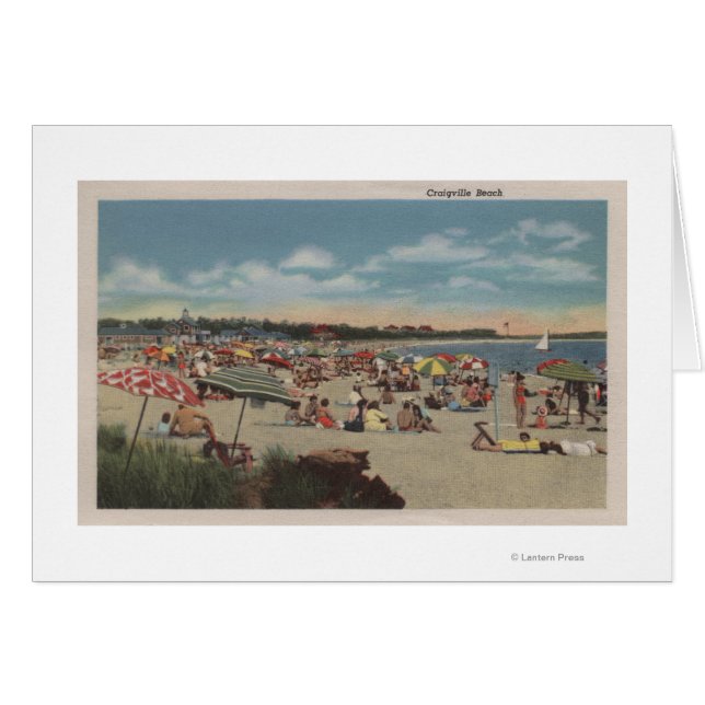 Crowded Beach Scene (Voorkant Horizontaal)
