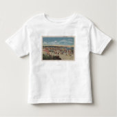 Crowded Beach Scene Kinder Shirts (Voorkant)