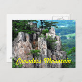 Crowders Mountain Briefkaart (Voorkant / Achterkant)