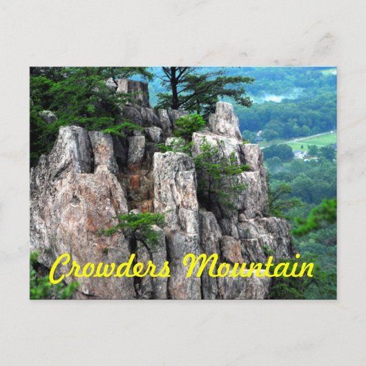 Crowders Mountain Briefkaart (Voorkant)