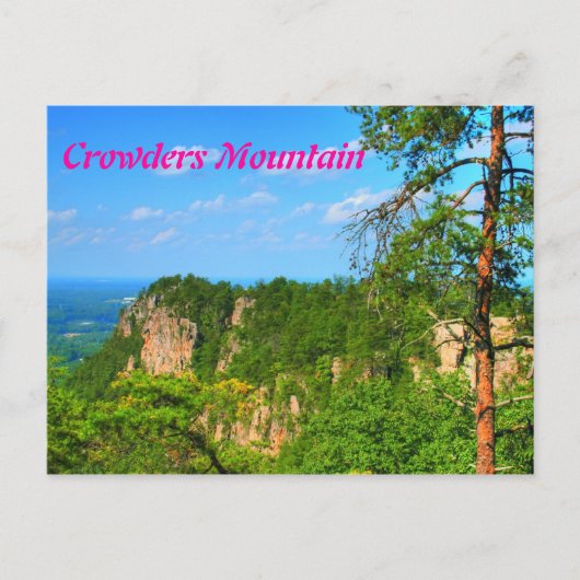 Crowders Mountain Briefkaart (Voorkant)