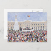 Crowds around the Palace 1995 Briefkaart (Voorkant / Achterkant)
