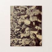 crowdscène uit 1920 legpuzzel (Verticaal)