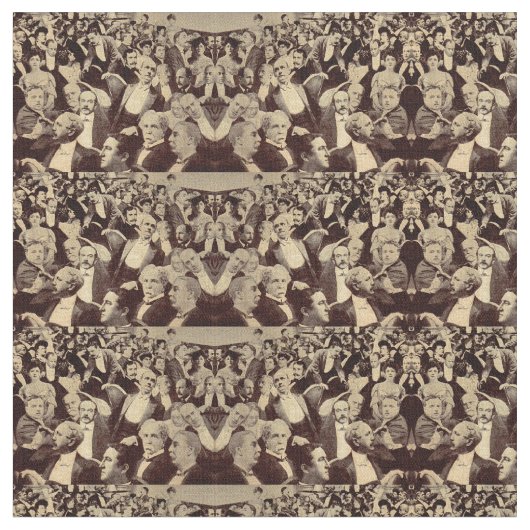 crowdscène uit 1920 stof (Close Up)