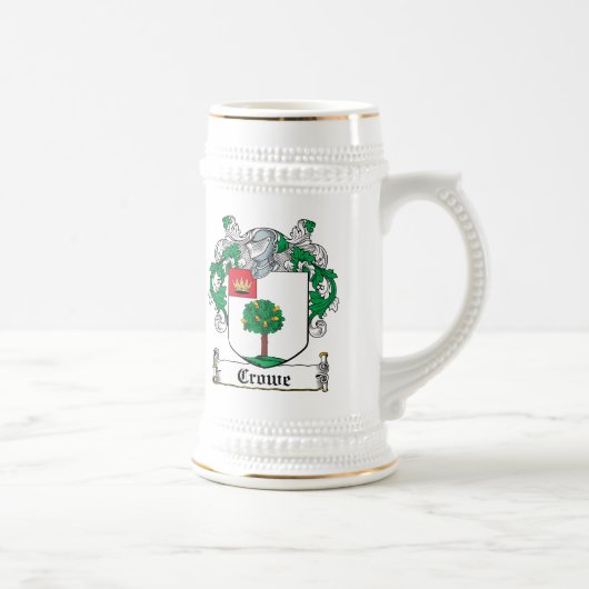 Crowe Family Crest Bierpul (Rechts)