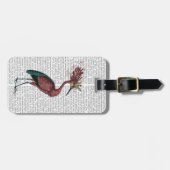 Crowed Marsala Heron Bagagelabel (Voorkant horizontaal)