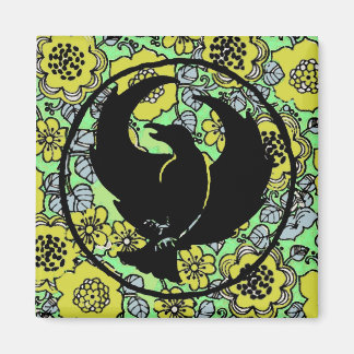 Crowfoot Magneet met gele bloemen