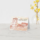 Crowley Castle Notecard Kaart (Gele Bloem)