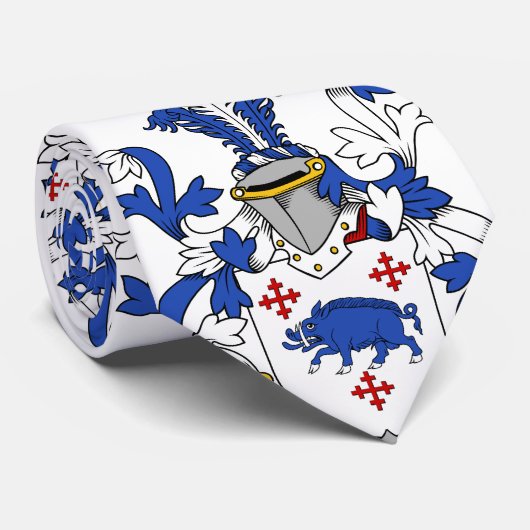 Crowley Family Crest Stropdas (Opgerold)