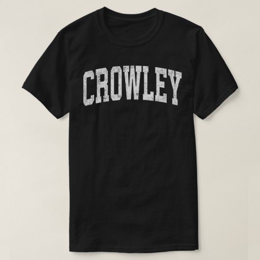 Crowley LA Athletic Sports Design T-shirt (Design voorkant)