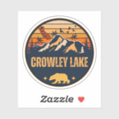 Crowley Lake, Californië Sticker (Vel)