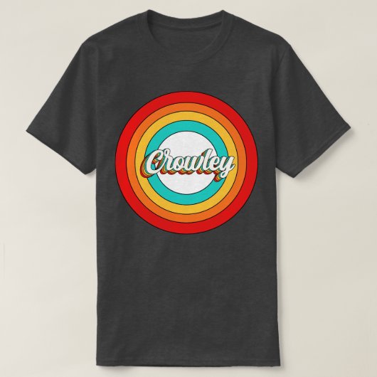 Crowley Naam Shirt  Crowley Circle (Design voorkant)