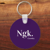 Crowley Ngk sleutelhanger (Voorkant)