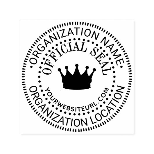 Crown #1 Algemene Aangepaste Officiële Stempel Naa (Design)